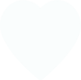 White Heart Shape